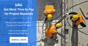 contractor material financing